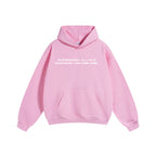 Compliments I'm Boring Baby Pink Hoodie