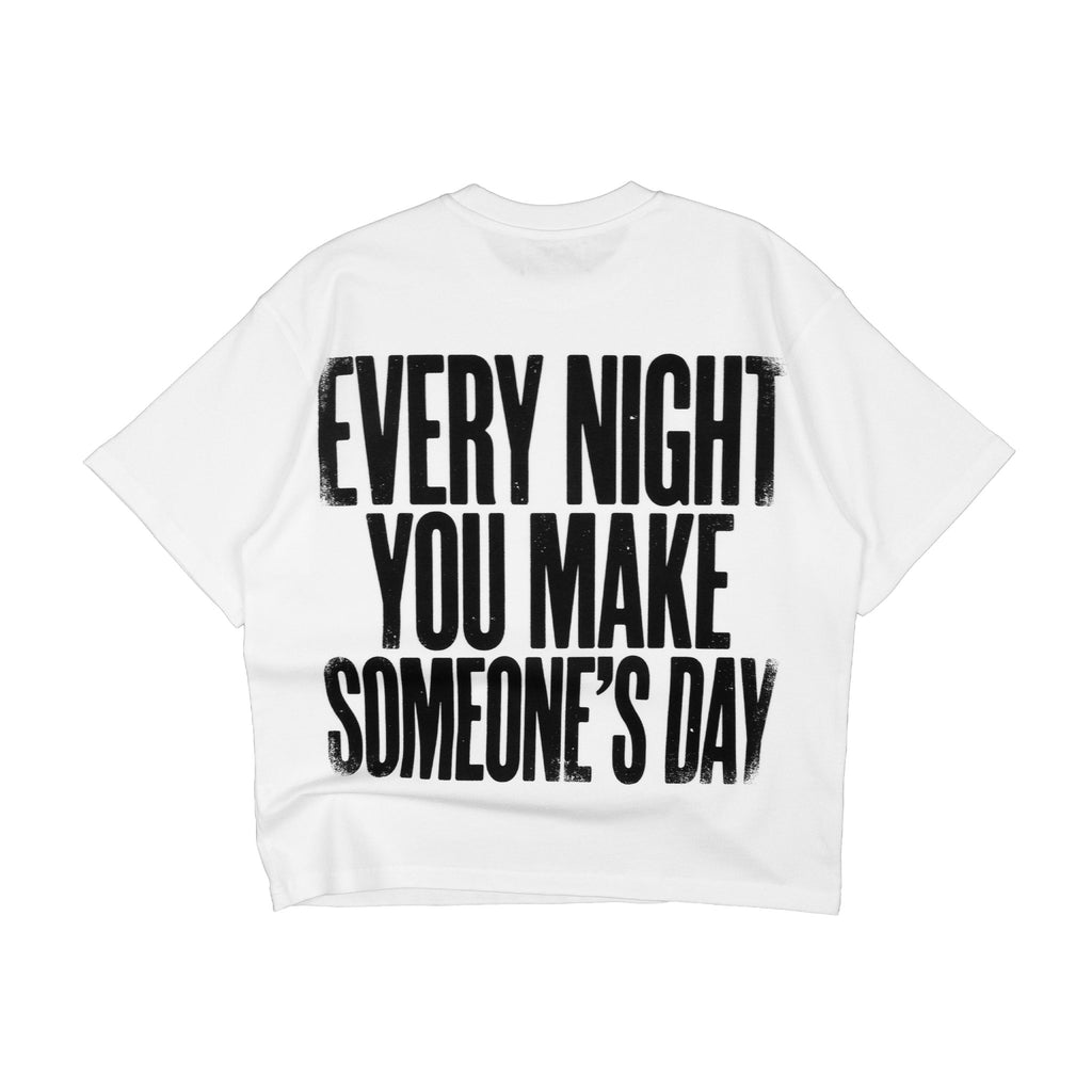 Compliments Every Night White Vintage Shirt