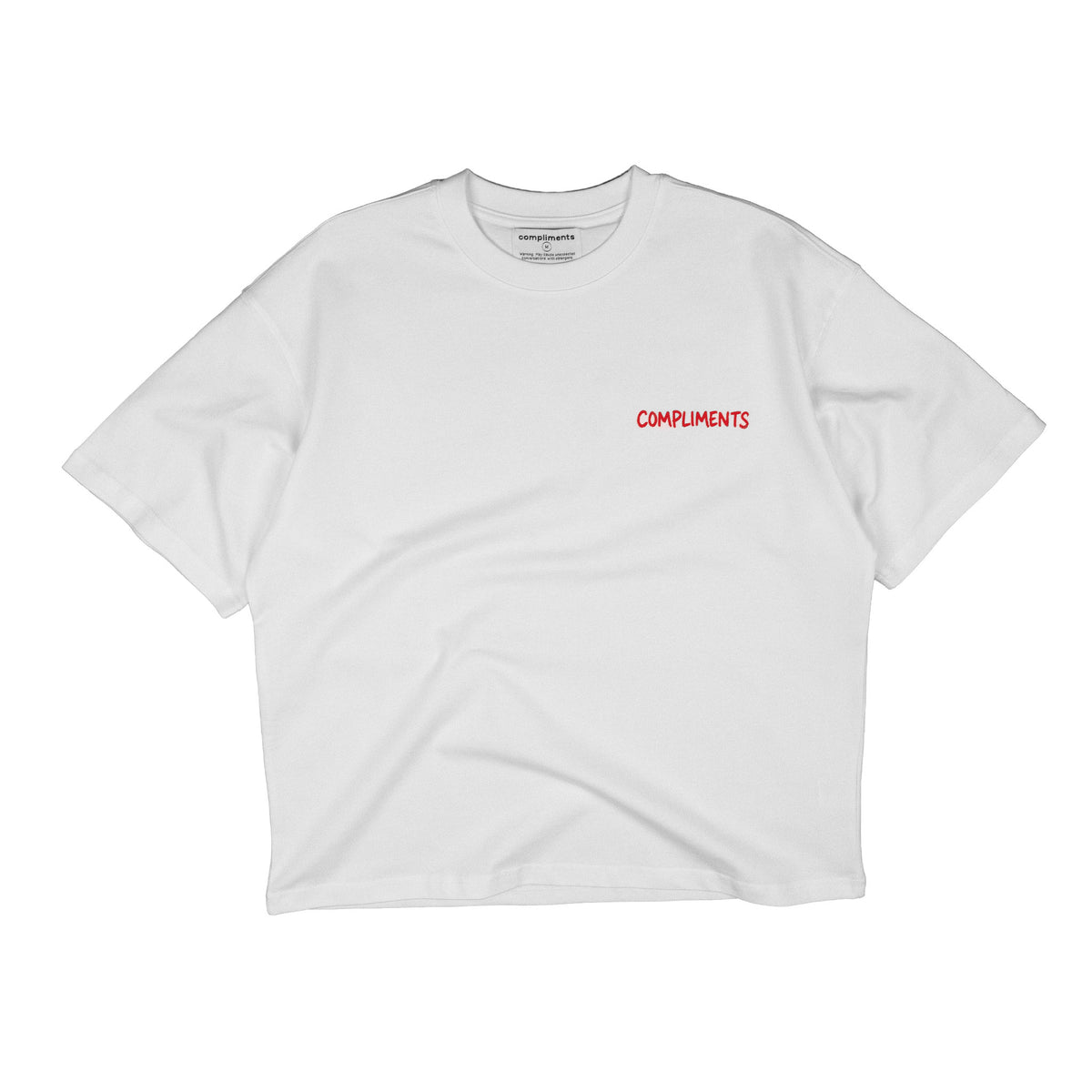 Compliments I Was Hungry White Vintage Shirt