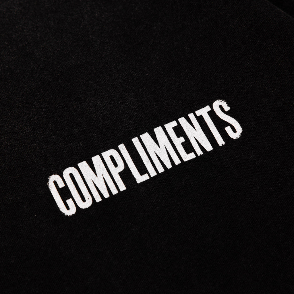 Compliments Every Night Black Vintage Shirt
