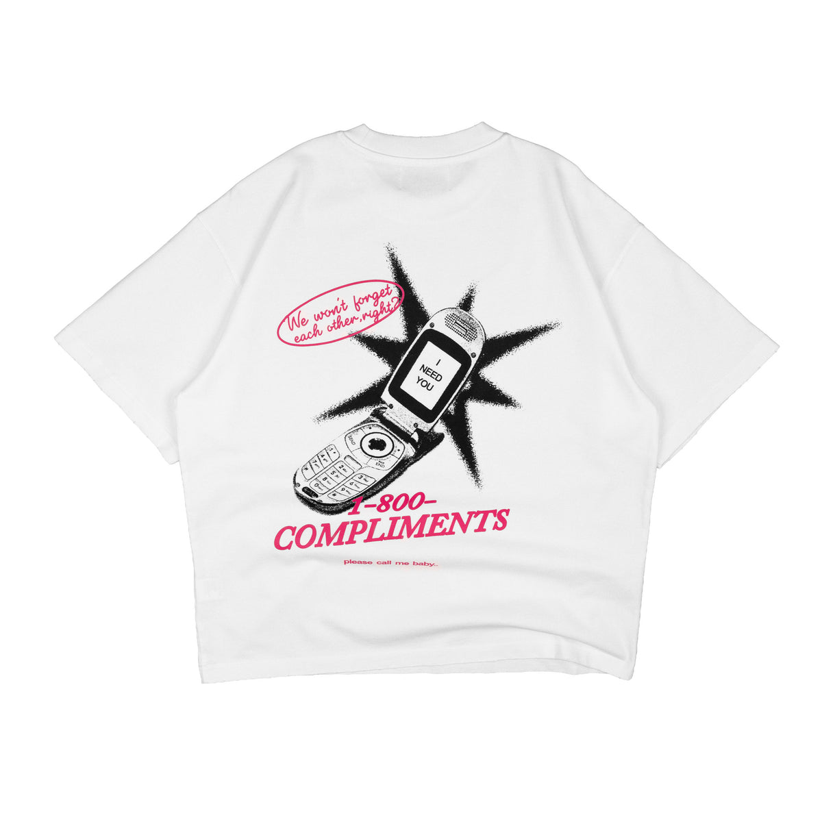 Compliments Won't Forget Each Other White Vintage Shirt