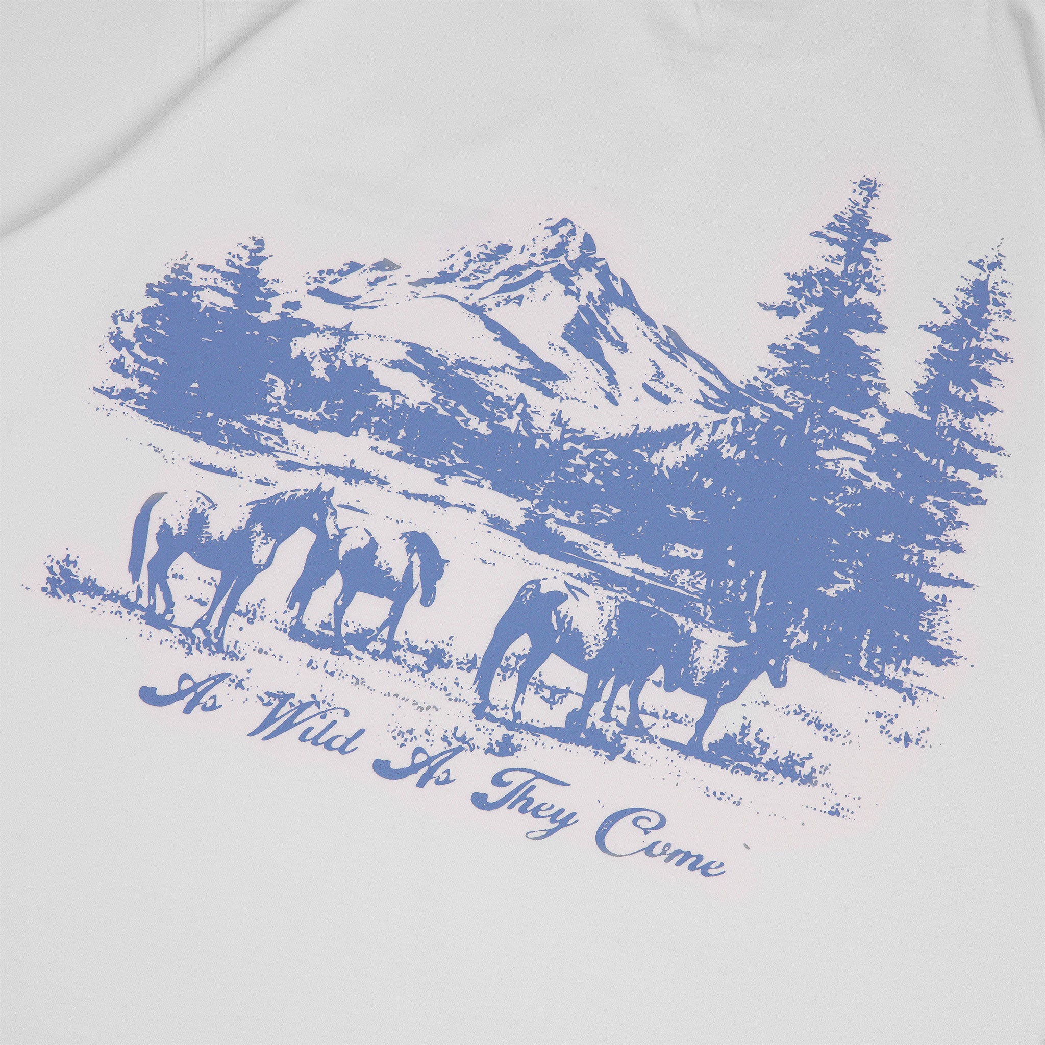 Compliments Wild As They Come White Vintage Shirt