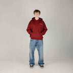 Compliments Not Sorry for Anything Dark Red Hoodie