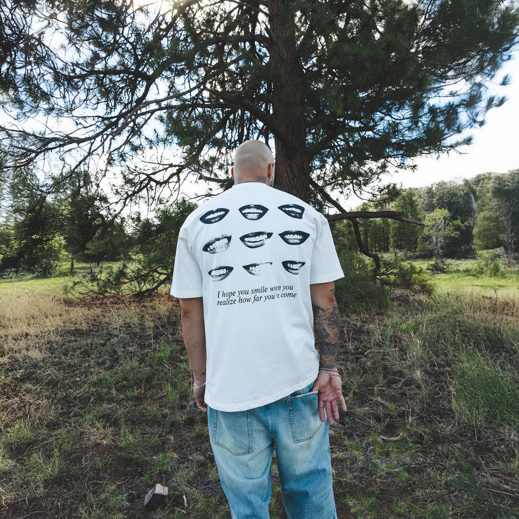 Compliments I Hope You Smile White Vintage Shirt