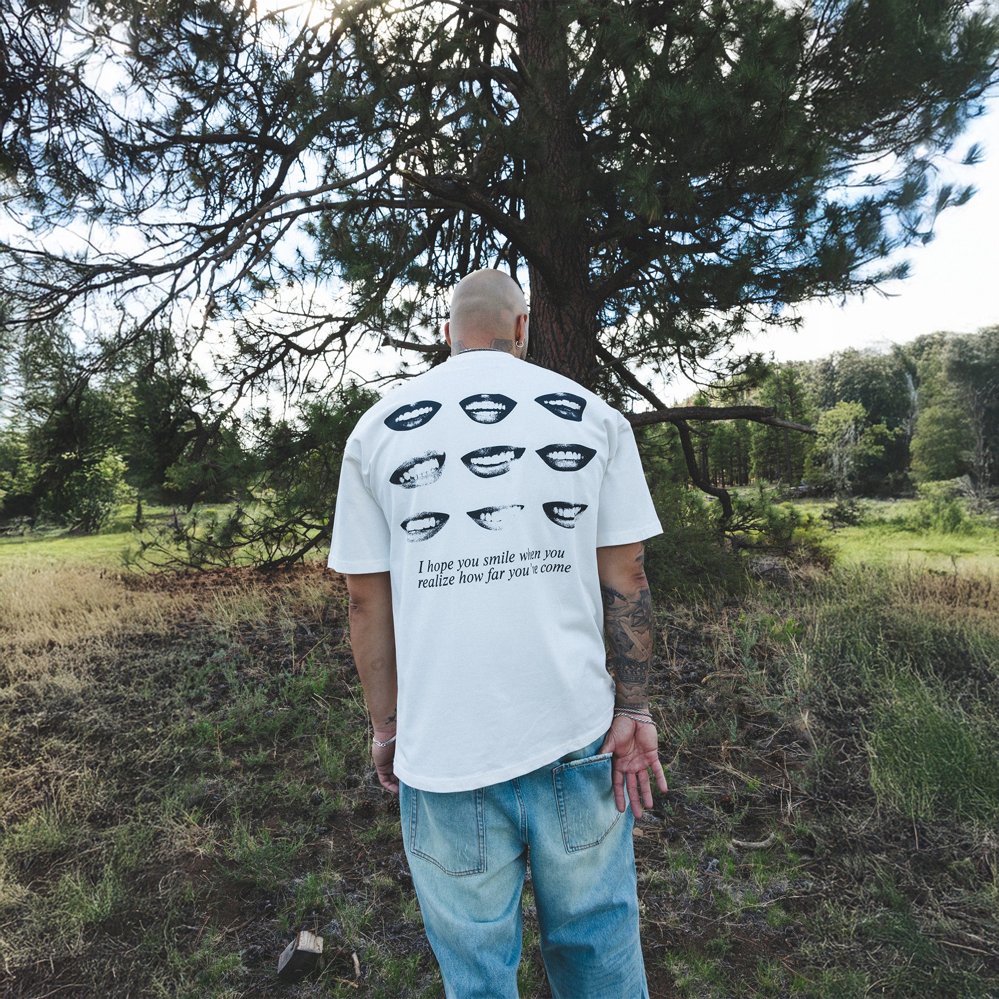 Compliments I Hope You Smile White Vintage Shirt